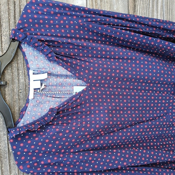 Draper James Dark Blue Dress Size Medium - Picture 5 of 14